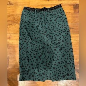 Rachel Antonoff Green Léopard patent leather dress